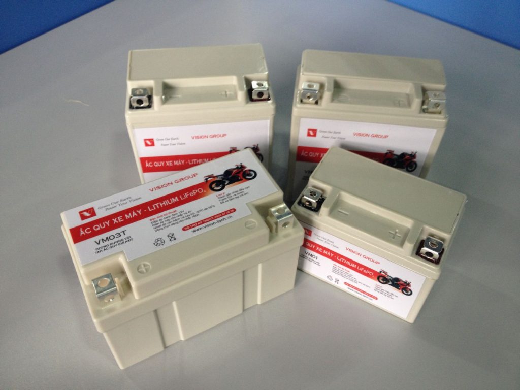 Cấu tạo của bình ắc quy thương hiệu Lithium