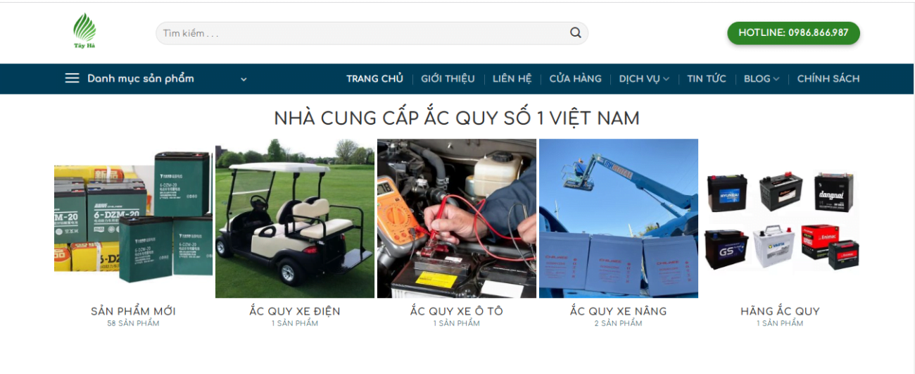 Tây Hà - địa chỉ uy tín và đáng tin cậy cung cấp bình ắc quy chính hãng, giá tốt!