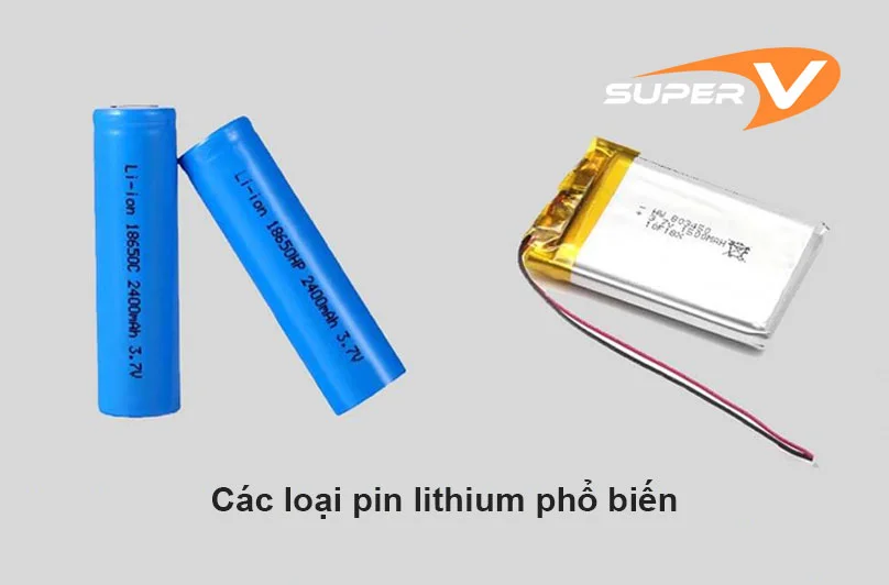 Các loại pin lithium phổ biến