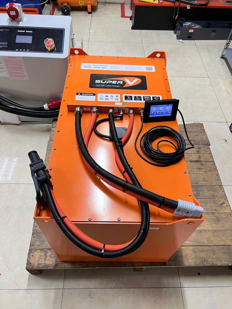 pin lithium cho xe nâng điện 48V 460Ah