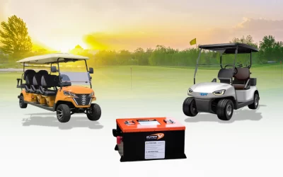 Pin lithium SuperV sử dụng cho xe điện du lịch, xe điện sân golf.