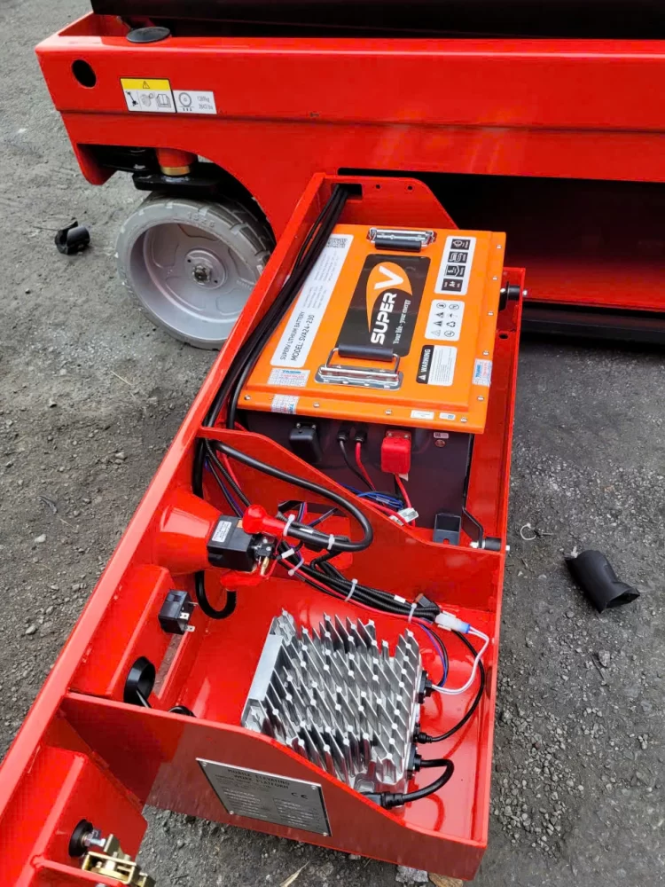Pin lithium cho xe nâng người LGMG