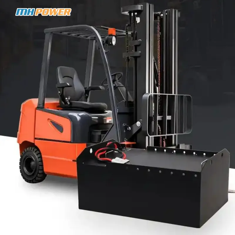 hình ảnh xe nâng điện sử dụng pin