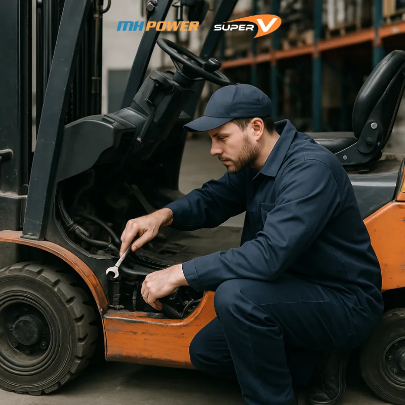 Hỏng hộp số khiến xe nâng dầu không tiến lùi được