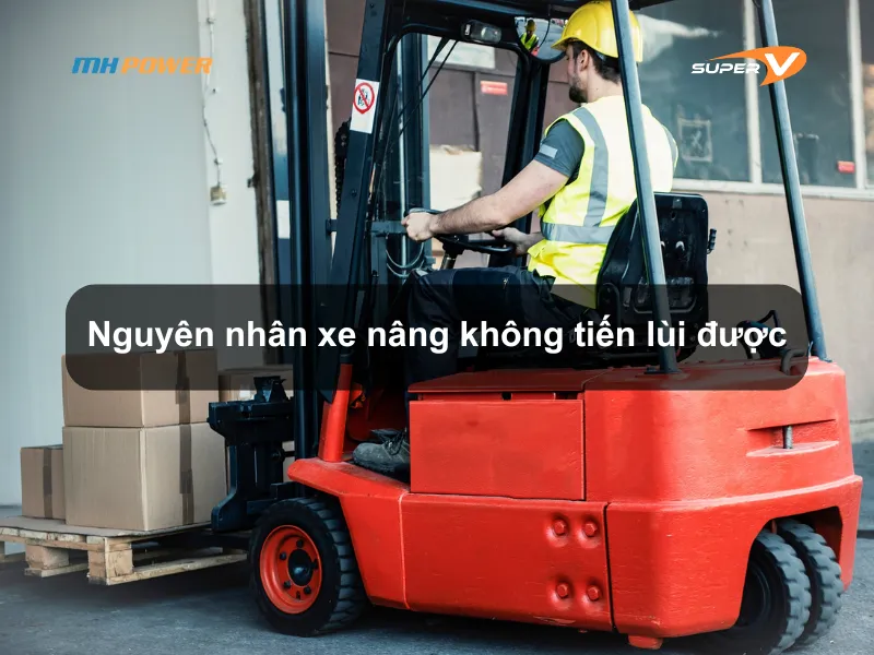 Sự cố khiến xe nâng không thể tiến lùi được