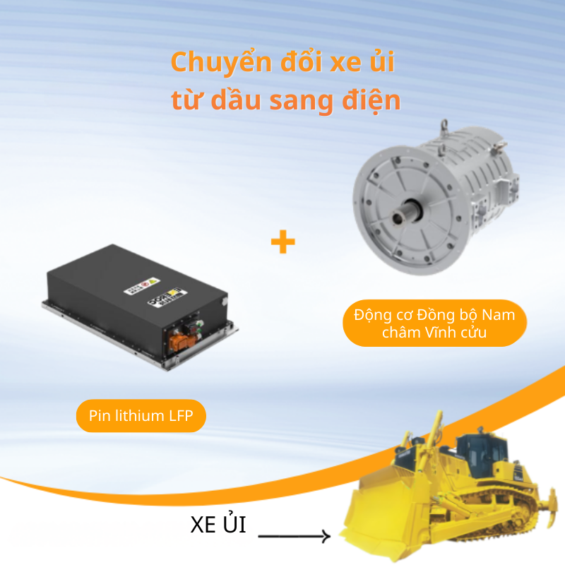 xe ủi pin lithium xe ủi