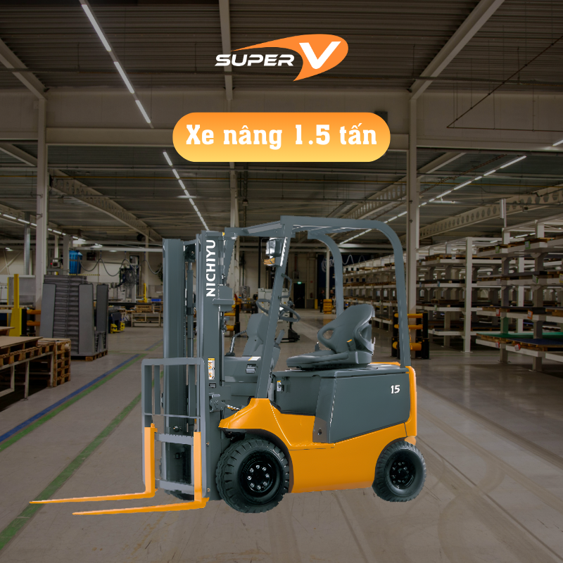 Xe nâng điện 1.5 tấn