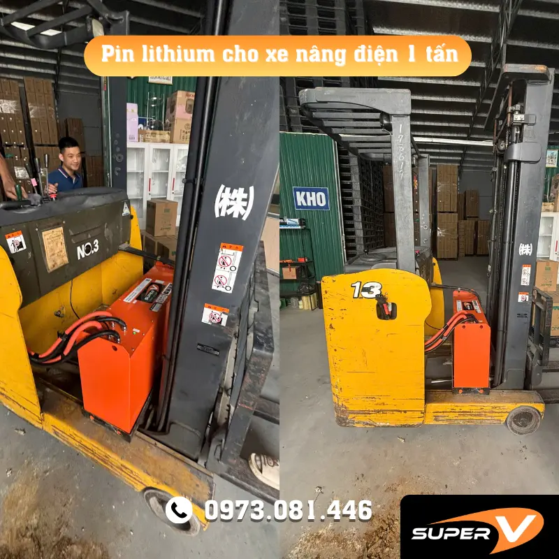 Xe nâng điện 1 tấn