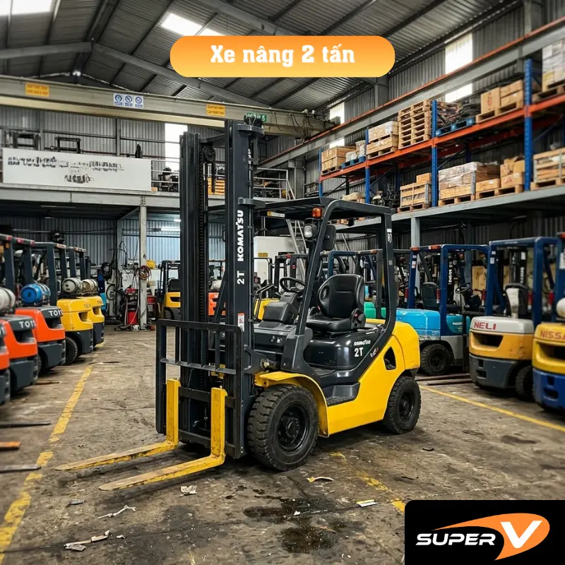 Xe nâng 2 tấn