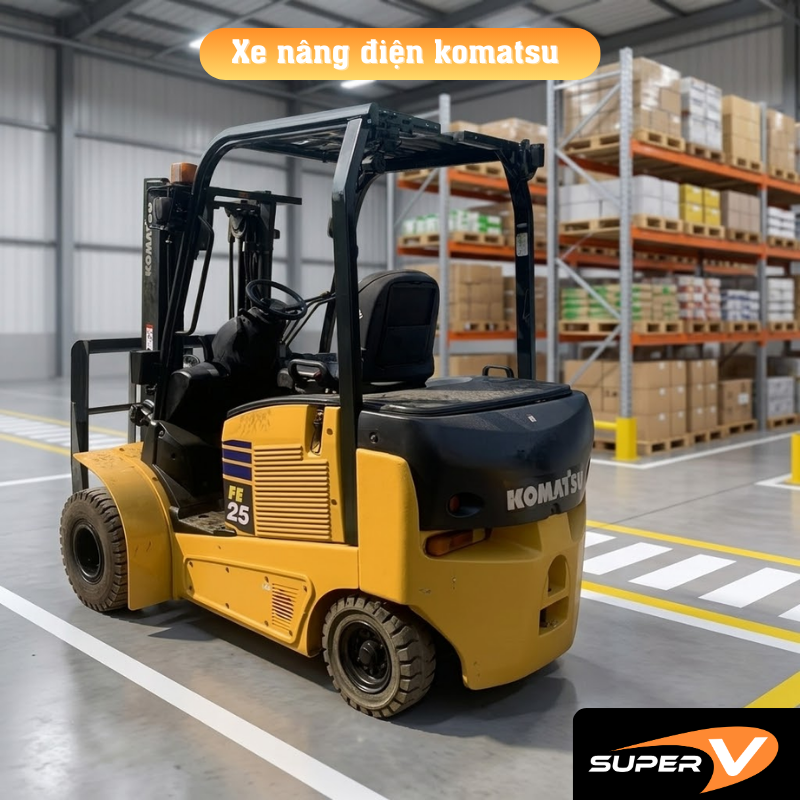 sửa xe nâng điện komatsu