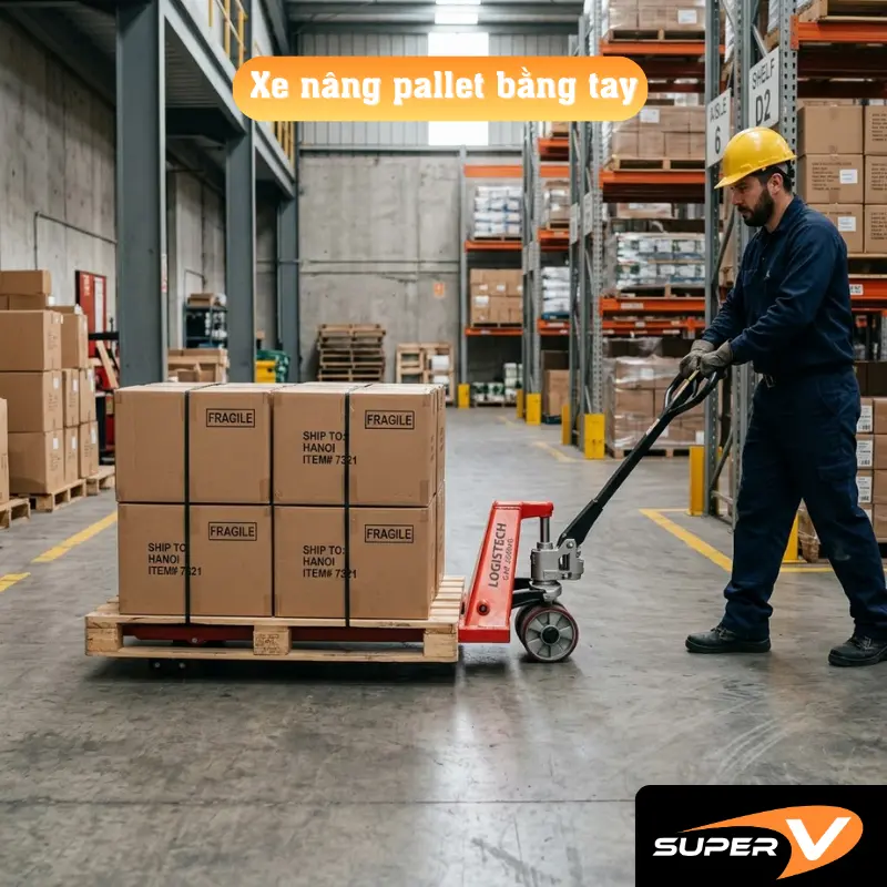 xe nâng pallet